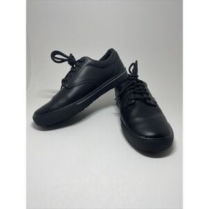 Treadsafe Oxford Slip Resistant Shoes Lace Up Anti Fatigue Black Men's 7 Wm's 8